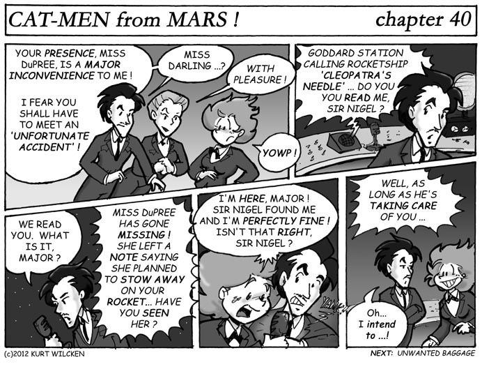 CAT-MEN from MARS:  Chapter 40 — Radio Reprieve