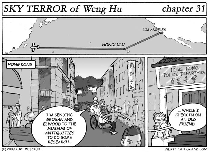 SKY TERROR of Weng Hu:  Chapter 31 — The Streets of Hong Kong