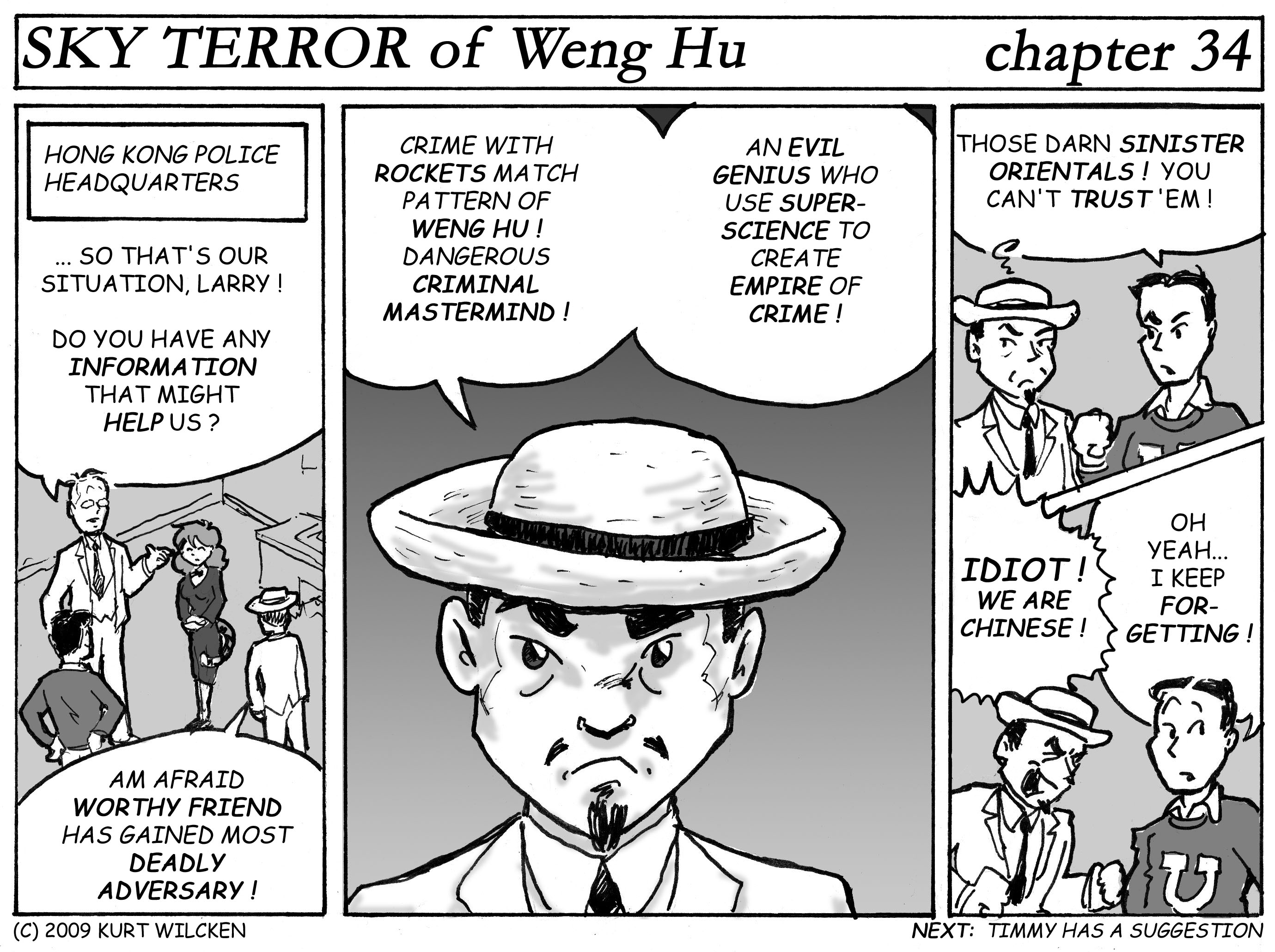 SKY TERROR of Weng Hu:  Chapter 34 — A Deadly Adversary