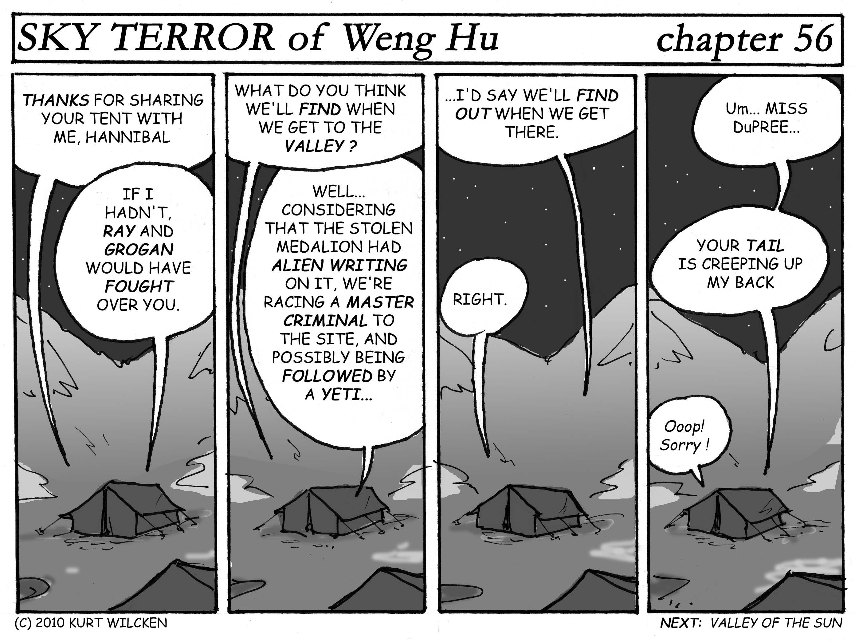 SKY TERROR of Weng Hu:  Chapter 56 — Pillow Talk